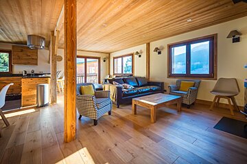 Mont Calm Chalet, Morzine lounge