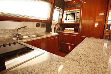 Princess 78' 23m Motor Yacht, Mallorca Island kitchen