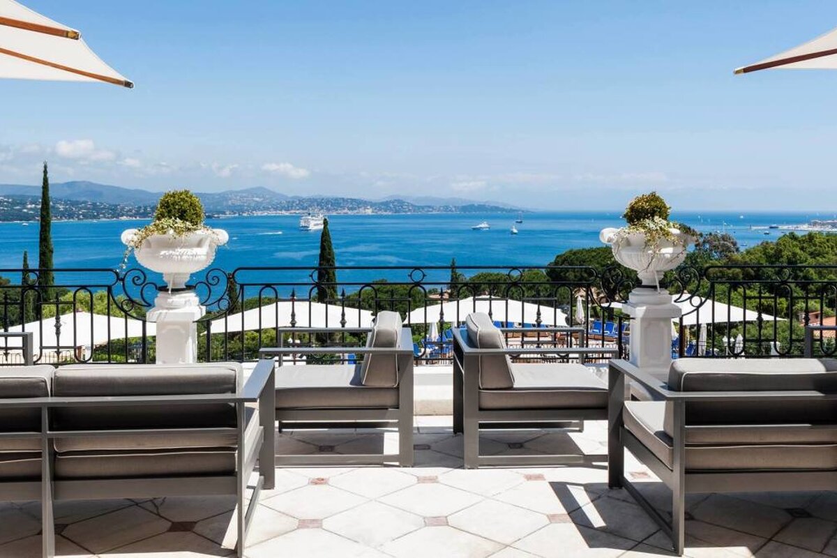 Villa Belrose Hotel, nr Saint Tropez terrace