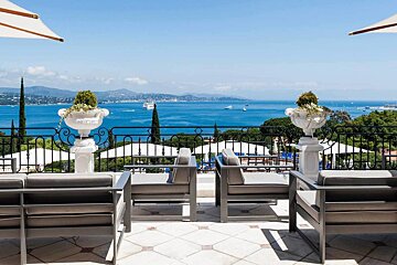 Villa Belrose Hotel, nr Saint Tropez terrace