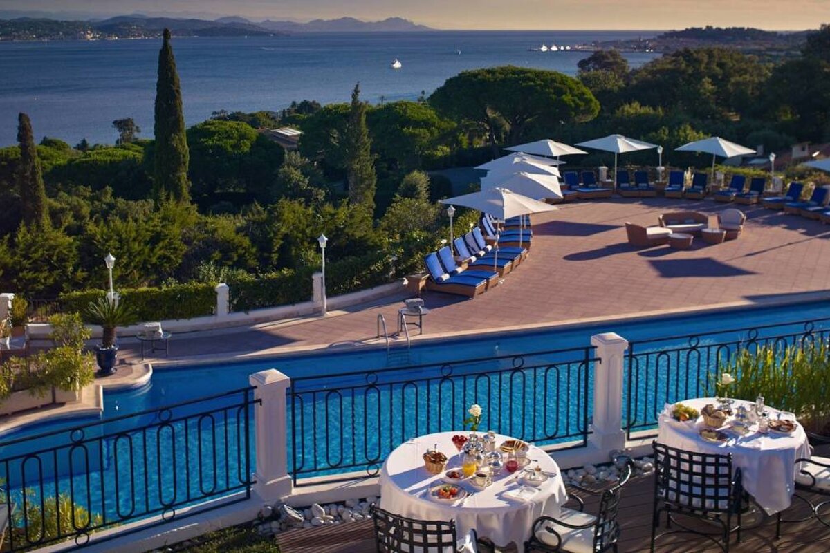 Villa Belrose Hotel, nr Saint Tropez terrace