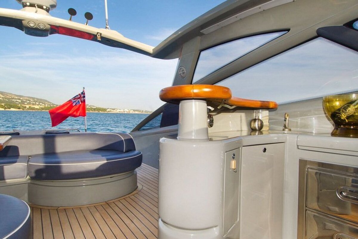 Baia 63' 16m Motor Yacht, Mallorca Island deck