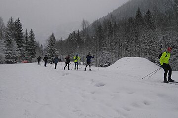 Cross country skiing in Chamonix