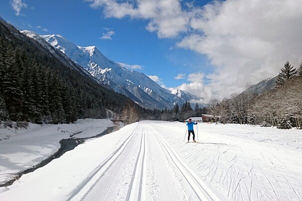 Cross-country skiing Chamonix