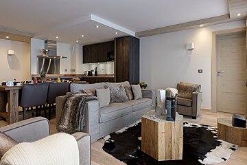 Le C - Apartment 08, Courchevel Moriond 1650 living-room