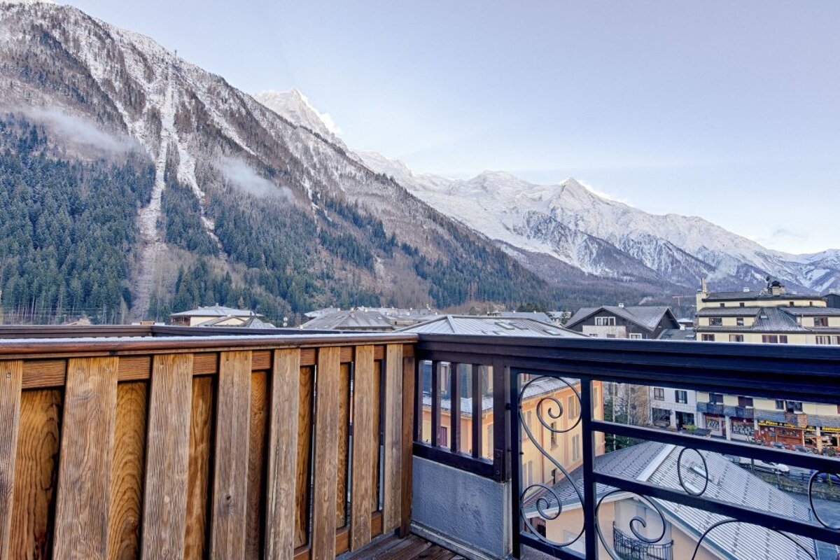 Le Morgane Hotel, Chamonix view