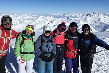Les 2 Alpes enjoy cold temperatures & clear skies