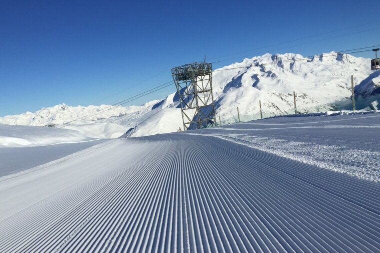 Les 2 Alpes enjoy cold temperatures & clear skies
