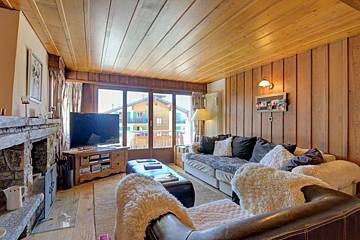 Mirabeau Apartment, Verbier - Centre living-room