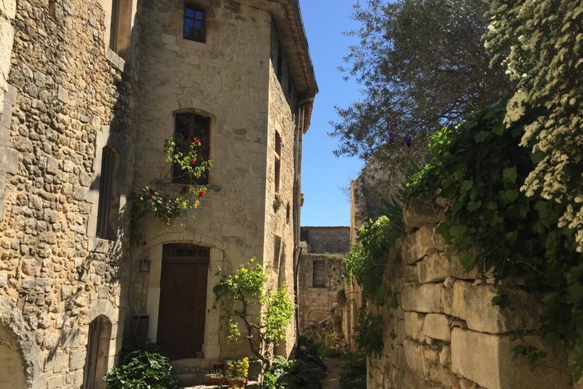 a medival village in provence