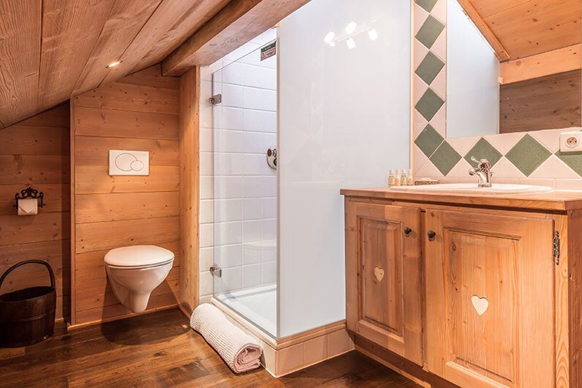 A bathroom with a toilet a sink and a shower