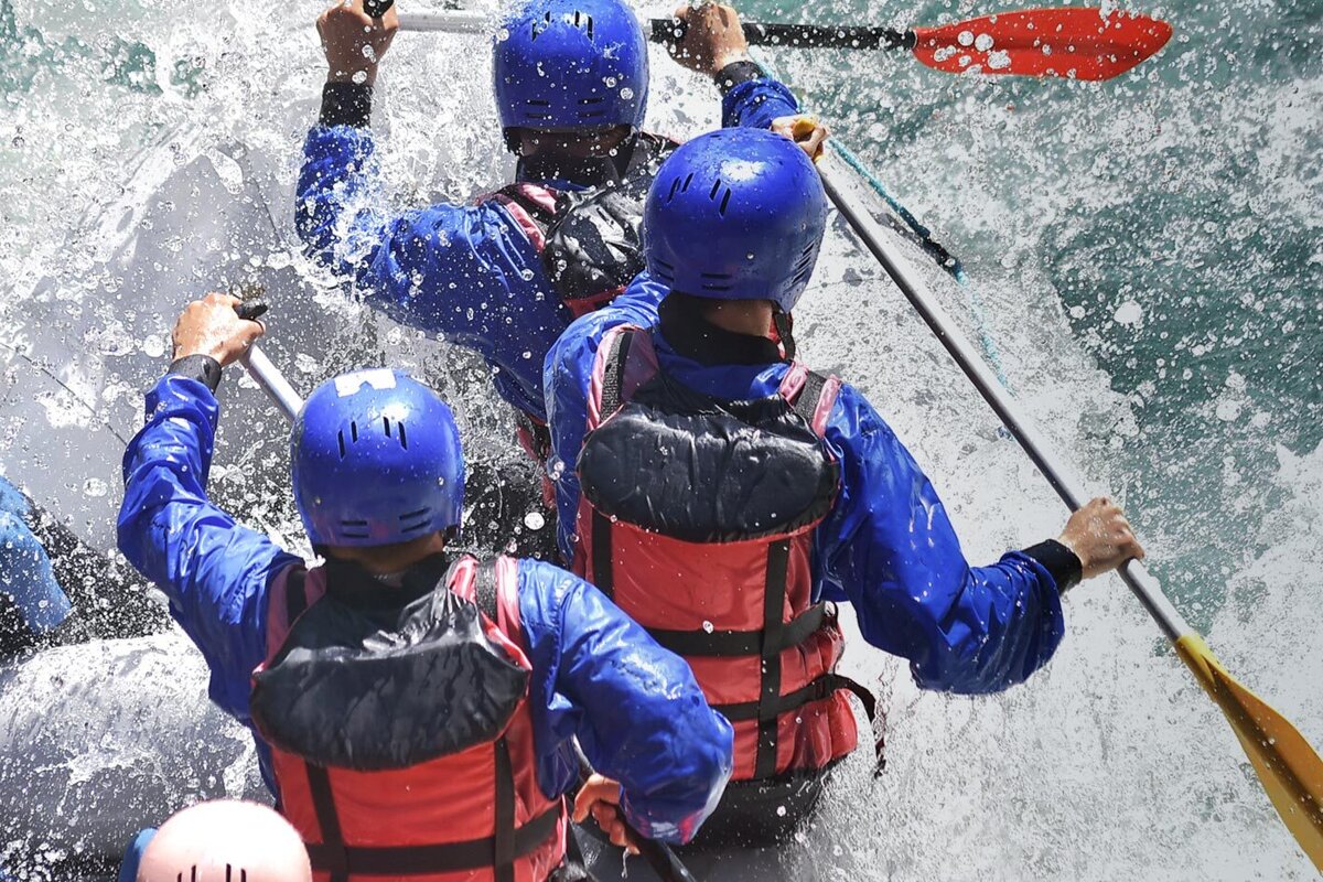 White water Rafting in Sion, near Verbier