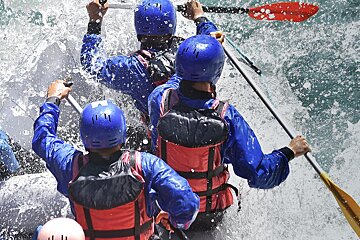 White water Rafting in Sion, near Verbier