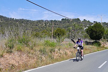Santa Eulalia to Santa Gertrudis - Easy Route mountain biker