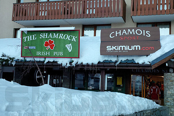 The Shamrock Irish Pub, Val Thorens exterior