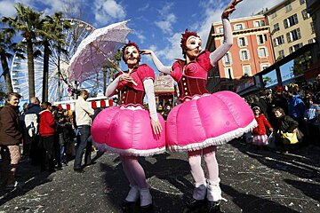 Dancers at the Nice Carnival