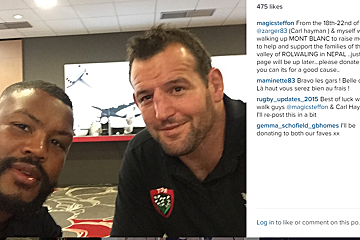 two rugby players