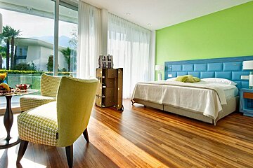 Eden Roc Hotel, Ascona double bedroom