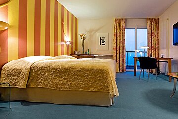 Eden Roc Hotel, Ascona double bedroom