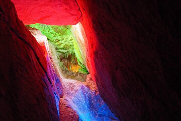 Exploring Cova de Can Marca Caves