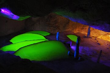 Exploring Cova de Can Marca Caves