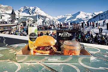 La Folie Douce, Val d'Isere style of cuisine