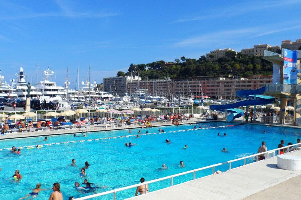 outdoor swimming pool, La Condamine, Monaco