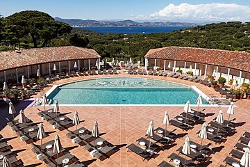 Chateau de la Messardiere Spa Hotel, Saint Tropez outdoor swimming pool