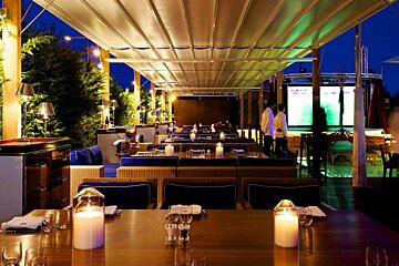 Downtown Ibiza Restaurant, Ibiza Town restaurant terrasse