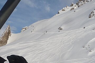 Snow storms & sun in Val d'Isere this week