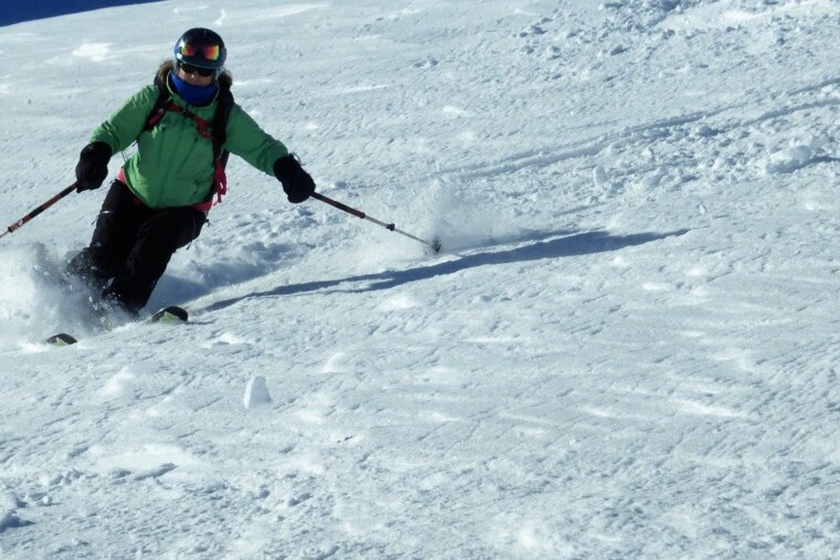 Snow storms & sun in Val d'Isere this week