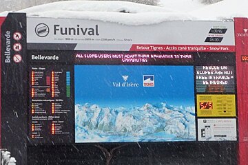 Snow storms & sun in Val d'Isere this week
