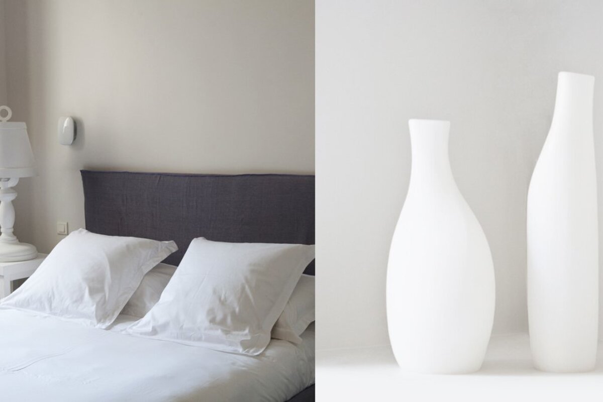 White 1921 Hotel, Saint Tropez double bedroom