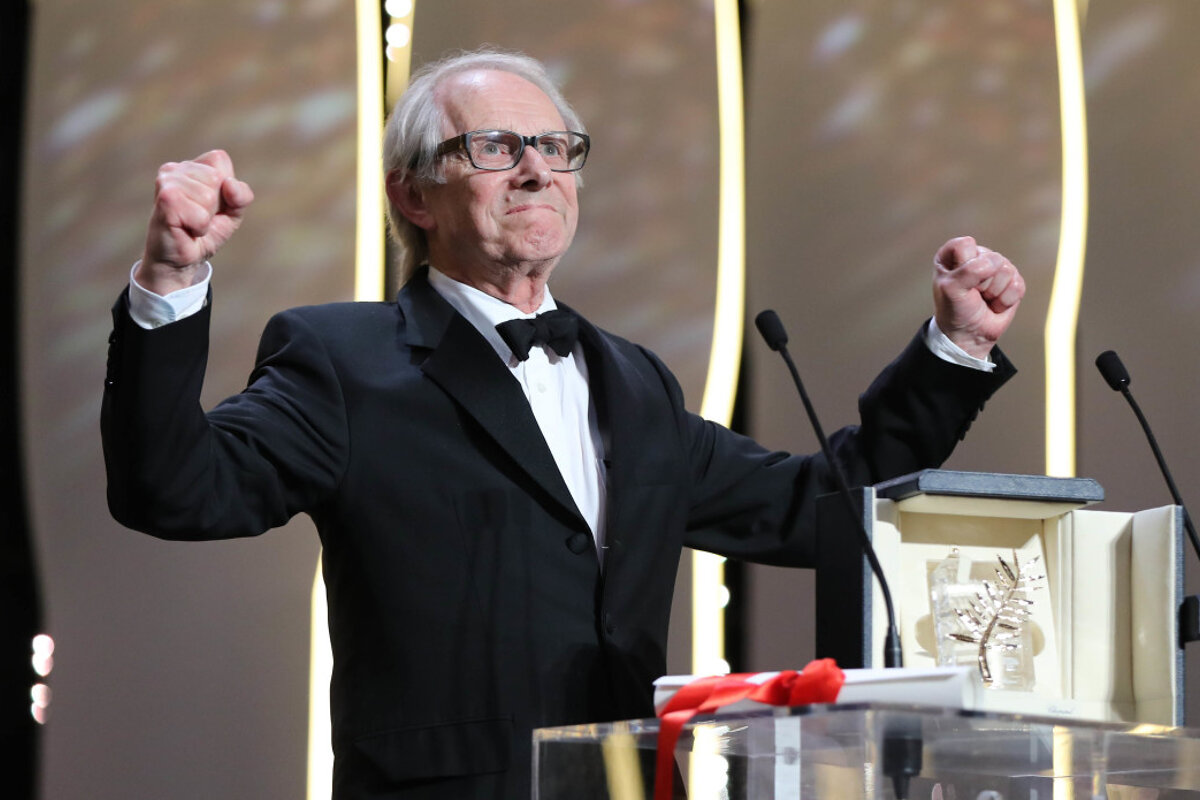 Ken loach, winner of palme d'or 2016 cannes