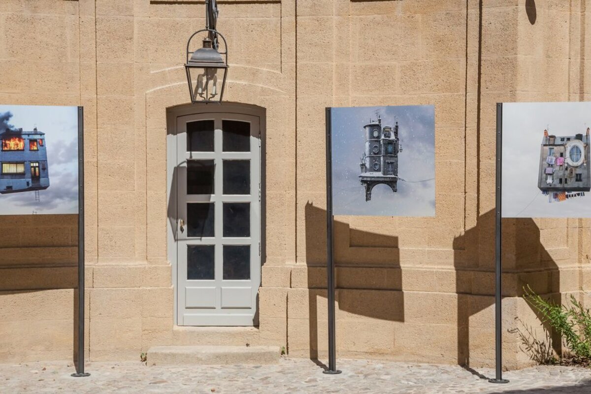 entrance of the art gallery in Aix