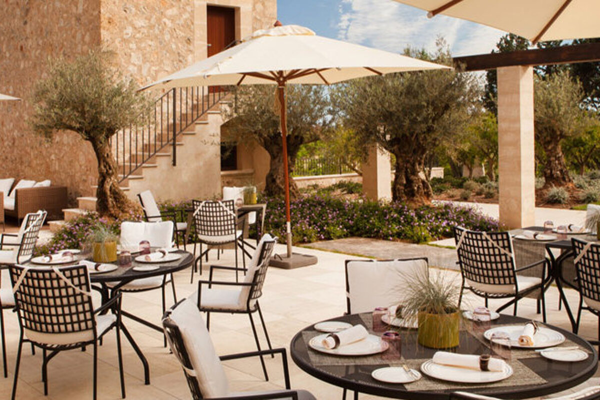 Castell Son Claret, Calvia (Region) restaurant terrasse