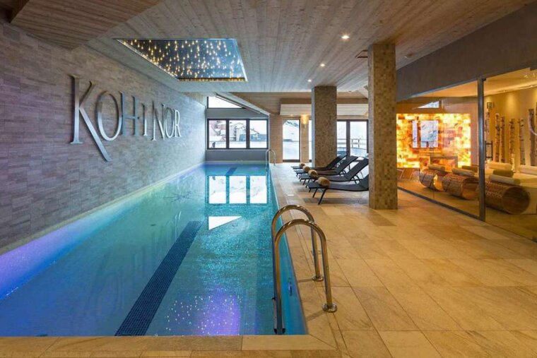 Koh I Nor Hotel, Val Thorens indoor swimming pool