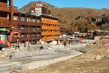 Revamp of Plagne Centre front de neige