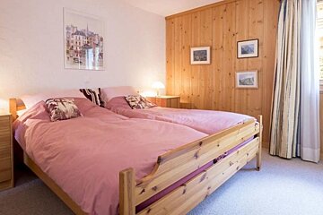 Scops 522 Apartment, Verbier - Centre double bedroom