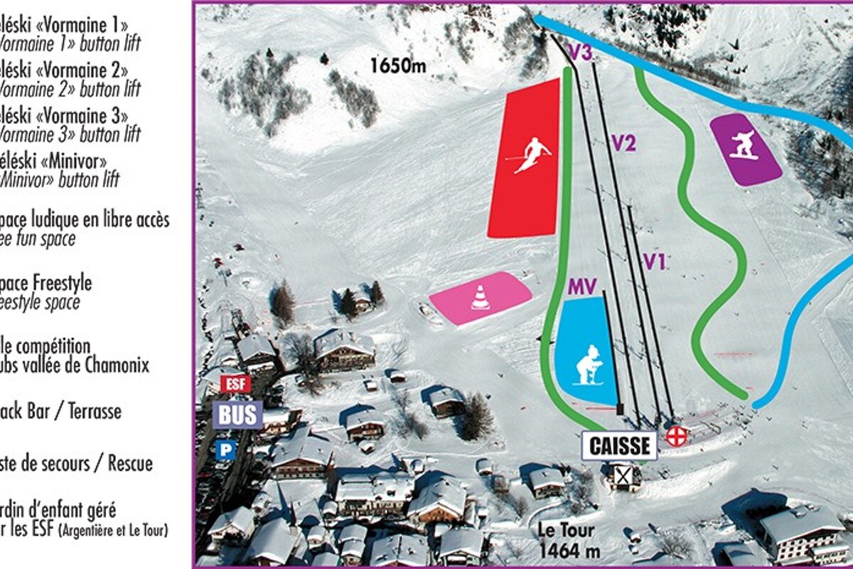 La Vormaine Ski Area Le Tour
