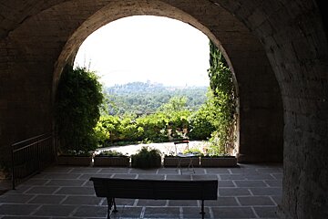 stone flooring and ceilings in a fortress