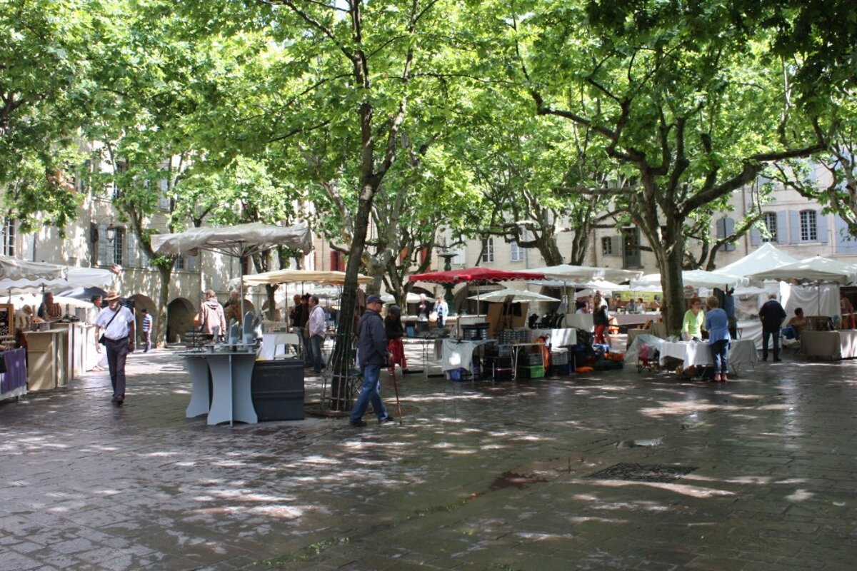a market in provence