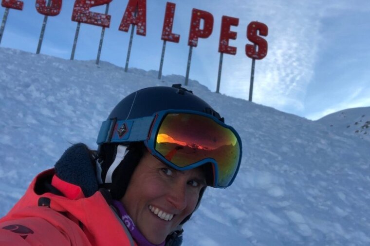 White Christmas in the sunshine in Les 2 Alpes