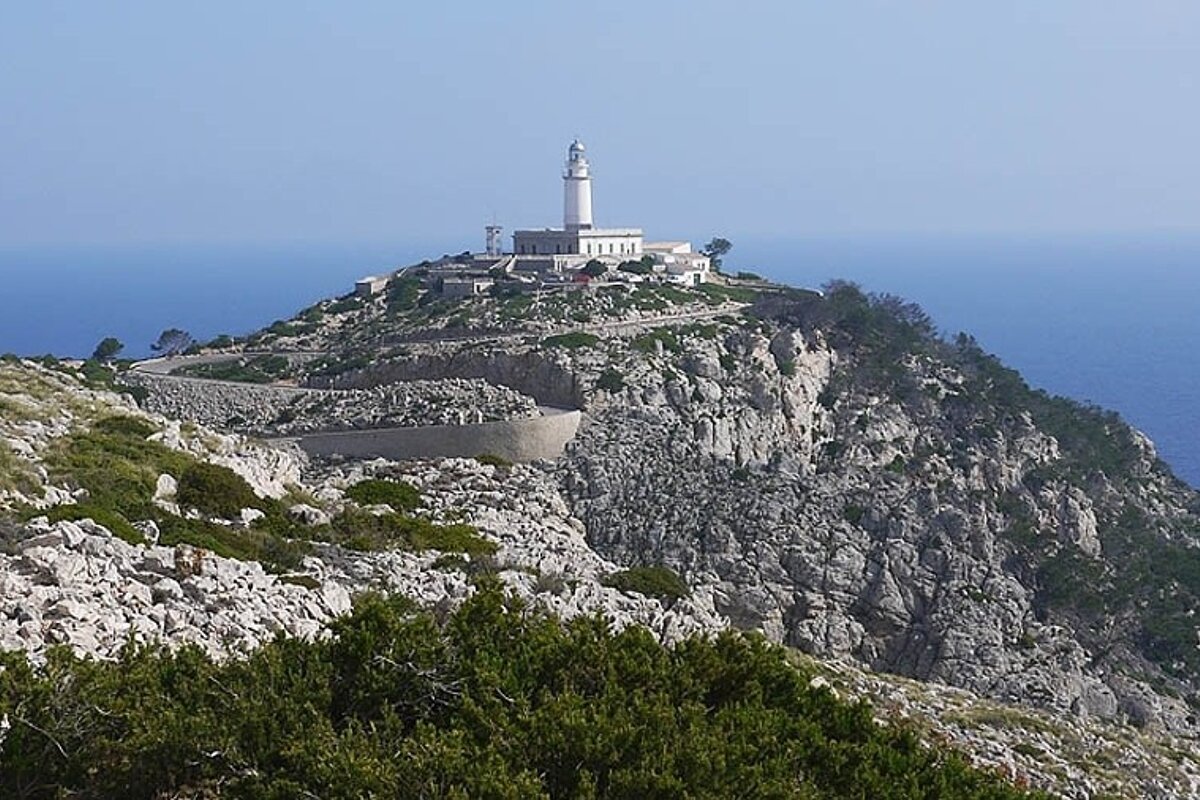 a lighthouse in mallorca