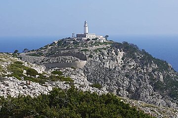 a lighthouse in mallorca