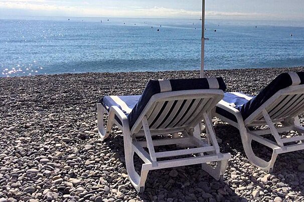 Blue Beach Club, Nice beach