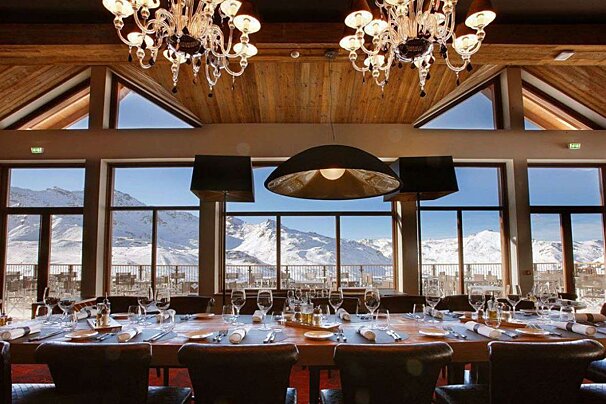Le Diamant Noir Restaurant, Val Thorens interior