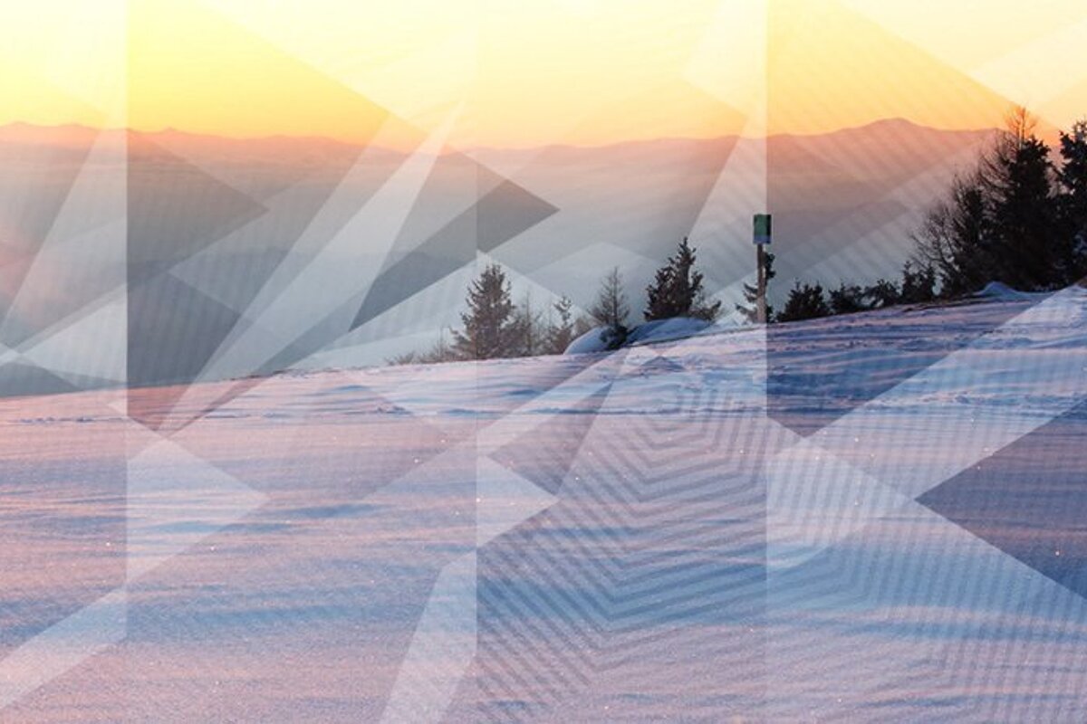Snowshoeing, Les Arcs 1950