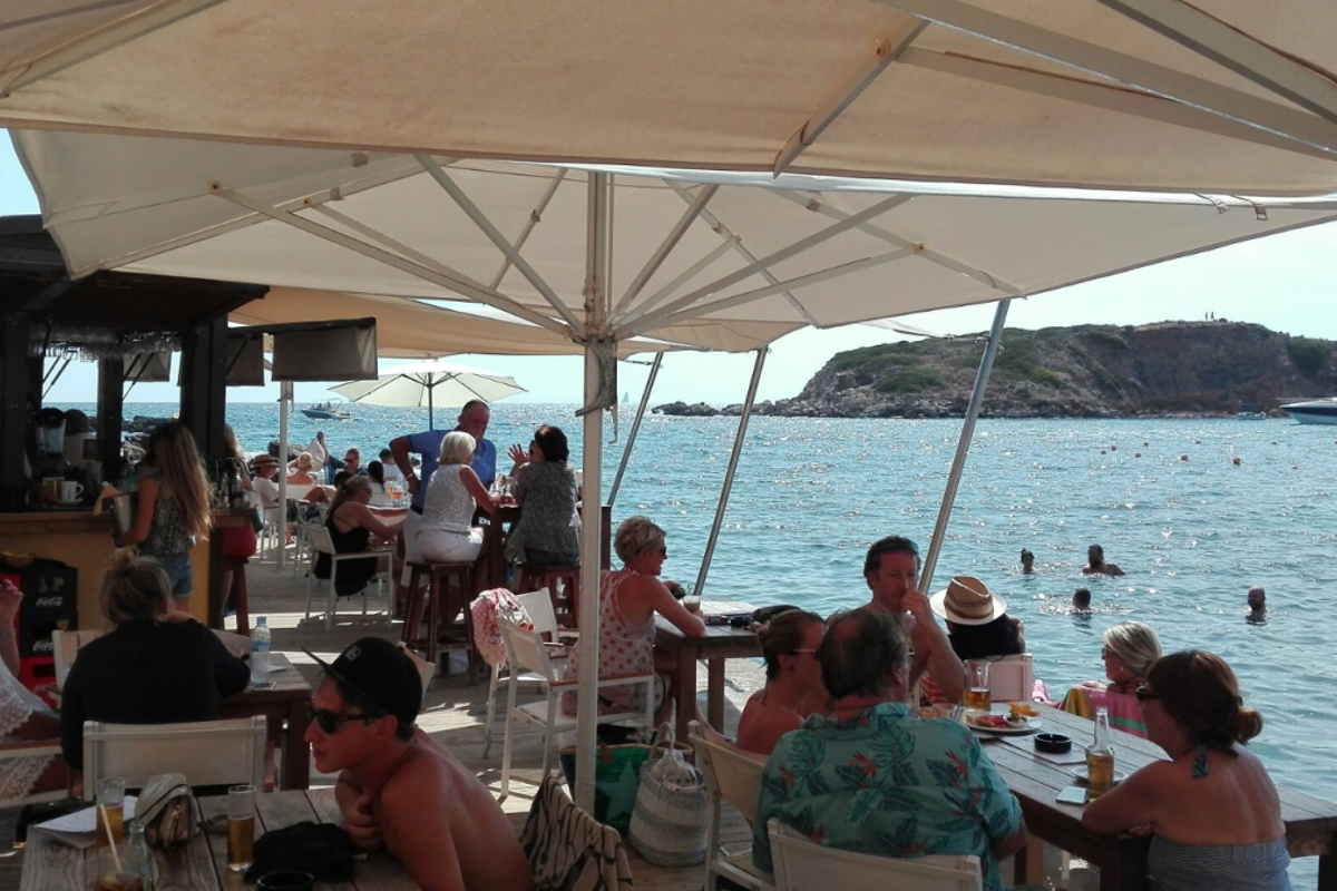 Roxy's Beach Bar, Puerto Portals terrace