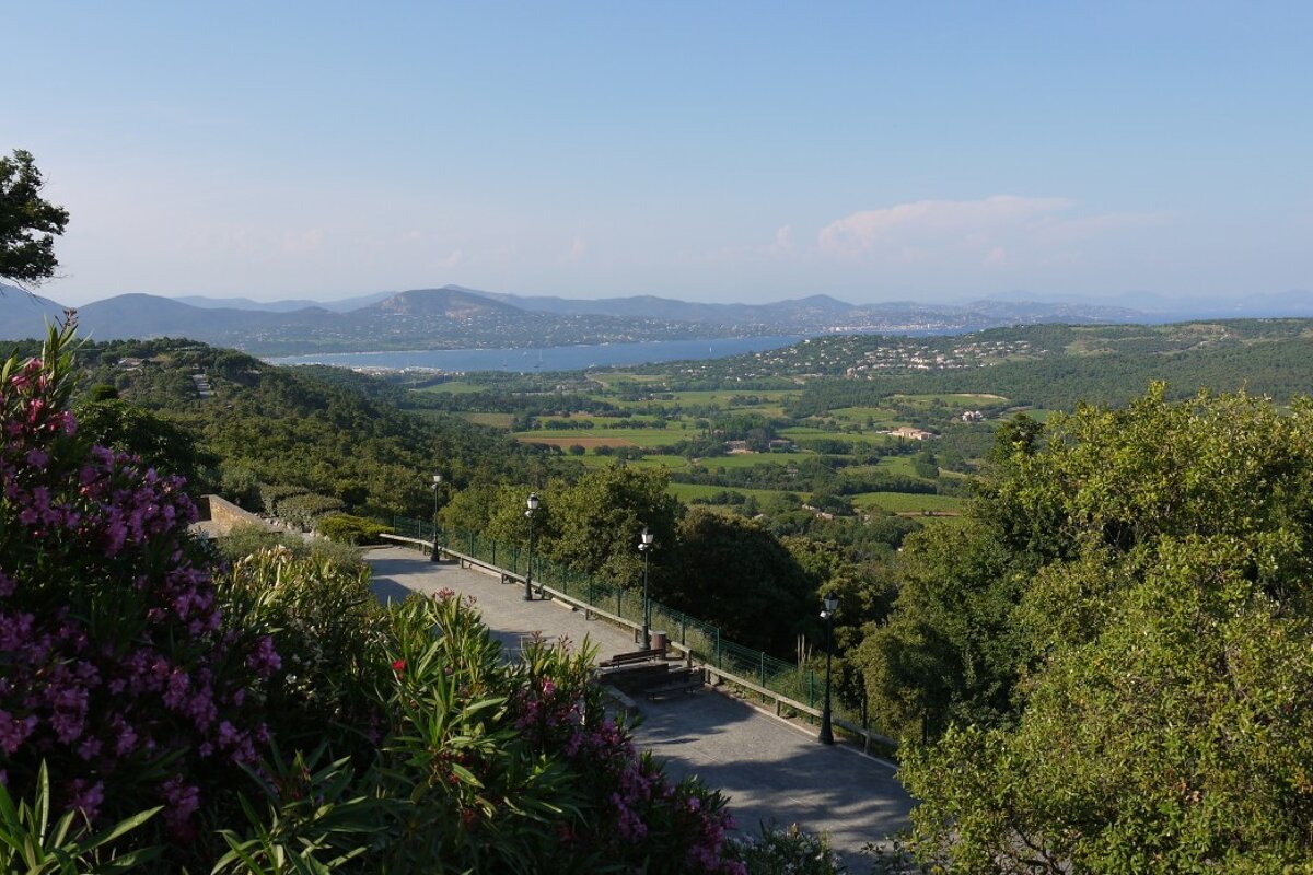view over the St tropez area
